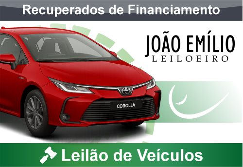 <center><big><b>LEILÃO de AUTOMÓVEIS</b></center> <center></big>Recuperados de Financiamento<br> </center>