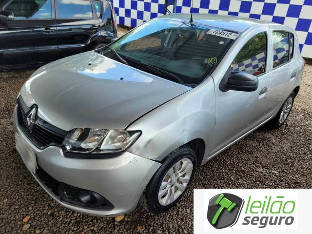 LOTE 009 - RENAULT SANDERO AUTENTIQUE 1.0 16V HI-POWER 2016