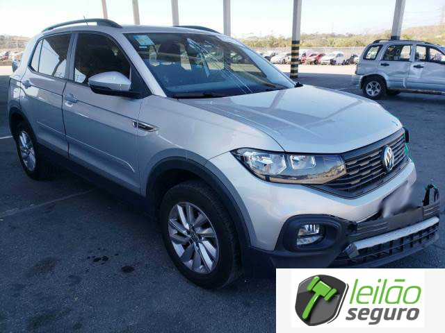 LOTE 021 - VOLKSWAGEN T-CROSS SENSE 200 AT 1.0 12V TSI TURBO 2020
